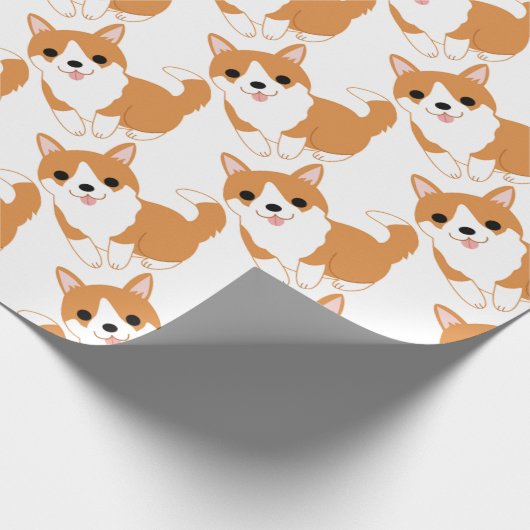 Papier Cadeau Corgi (Coin)