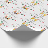 Papier Cadeau Corgi de Noël (Coin)