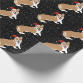 Papier Cadeau Corgi de Noël (Coin)