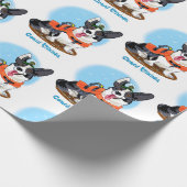 Papier Cadeau Corgi d'été (Coin)