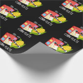 Papier Cadeau Corn flicts Funny Cornflake Corn Pun (Coin)