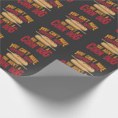 Papier Cadeau Corndog Stick Fast Food Lover Maize hot dog (Coin)