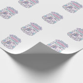 Papier Cadeau Corne d'Aventure de Licorne Activée Graphique Past (Coin)