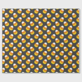 Papier Cadeau Corne de bonbons d'Halloween (Plat)