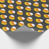 Papier Cadeau Corne de bonbons d'Halloween (Coin)