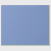 Papier Cadeau cornflower blue couleur tendance (Plat)