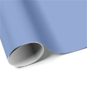 Papier Cadeau cornflower blue couleur tendance (Coin rond)