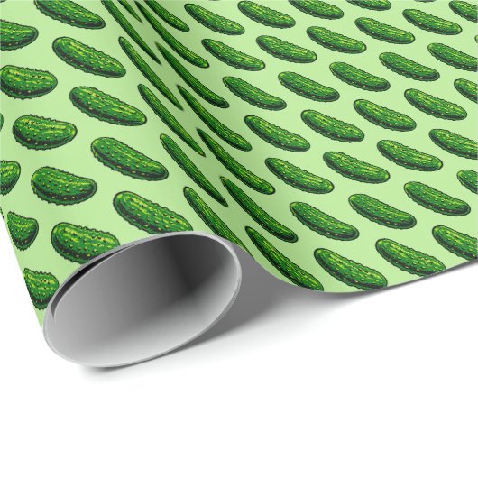 Papier Cadeau Cornichons (Coin rond)