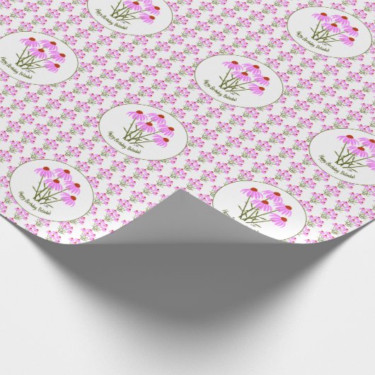 Papier Cadeau Cornouailles violettes (Coin)