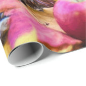 Papier Cadeau Cornucopia Autumn Harvest Table du chef (Coin rond)