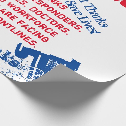 PAPIER CADEAU CORONA VIRUS (Coin)