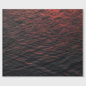 Papier Cadeau Corps d'eau au coucher du soleil (Plat)