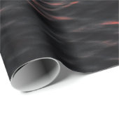 Papier Cadeau Corps d'eau au coucher du soleil (Coin rond)