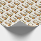 Papier Cadeau Correctif Citrouille d'automne (Coin)