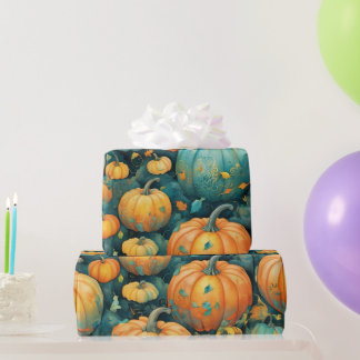 Papier Cadeau Correctif Citrouille enchâssé