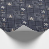 Papier Cadeau Correspondance bleue (Coin)