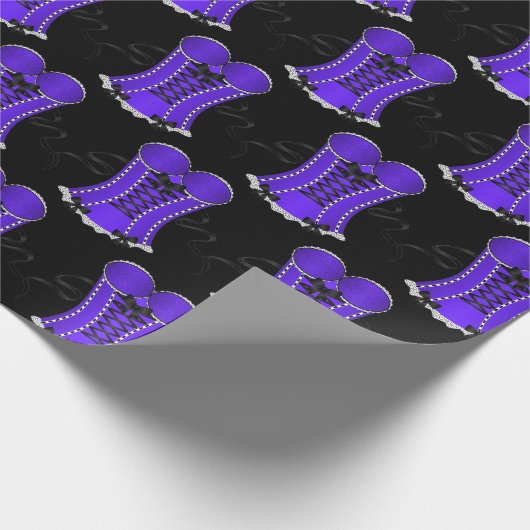 Papier Cadeau Corse violette Flirty (Coin)