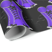 Papier Cadeau Corset Violet Coquin (Coin rond)