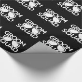 Papier Cadeau Cortège de Garçon d'Honneur Groupe EVG Équipe de F (Coin)