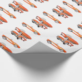 Papier Cadeau Corvette 1961 C1 : (Coin)