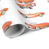Papier Cadeau Corvette 1961 C1 : (Coin rond)