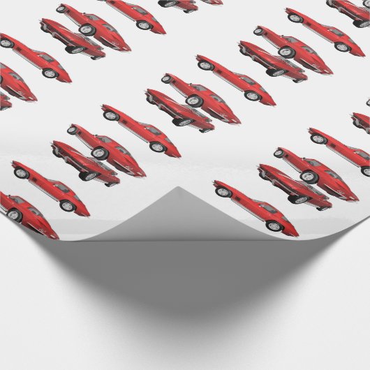 Papier Cadeau Corvette C2 1967 (Coin)