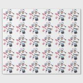 Papier Cadeau Cosmétique / maquillage illustration (Plat)