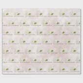 Papier Cadeau Cosmos Anniversaire Sur Blush Pink (Plat)