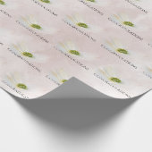 Papier Cadeau Cosmos mariage Sur Rose (Coin)