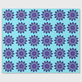 Papier Cadeau Cosmos noir et blanc (Plat)