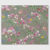 Papier Cadeau Cosmos Wilderness Wild Flowers (Plat)