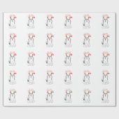 Papier Cadeau Costaud sibérien cher Père Noël…. (Plat)