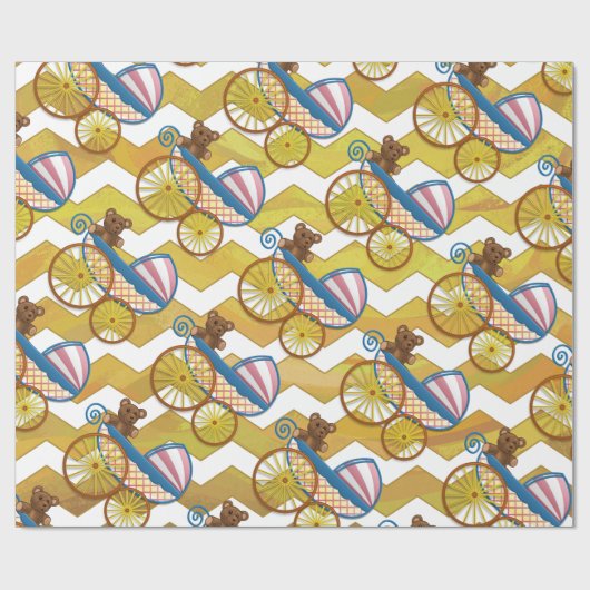 Papier Cadeau Costume bébé ananas (Plat)