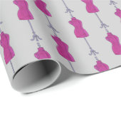 Papier Cadeau Costume de couture Mode Design Mannequin Dressform (Coin rond)