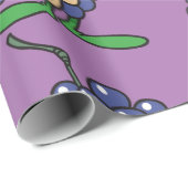 Papier Cadeau Costume de raisin (Coin rond)