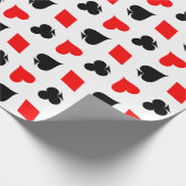 Papier Cadeau Costumes de carte de jeu de poker papier d'emballa (Coin)