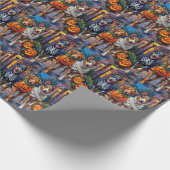 Papier Cadeau Costumes d'Halloween de Wolfhound (Coin)