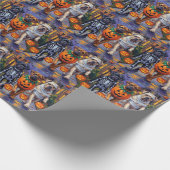 Papier Cadeau Costumes d'Halloween en bullmastiff (Coin)