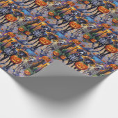 Papier Cadeau Costumes d'Halloween superbes à la queue ou au tra (Coin)