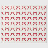 Papier Cadeau côtelettes de rubans rouges de baies sur crème fêt (Plat)