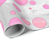 Papier Cadeau Coton Candy (Coin rond)