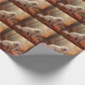 Papier Cadeau Coton De Tulear en automne Leaves automne Inspire (Coin)