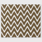 Papier Cadeau Cottage sud de Pecan Chevrons (Plat)
