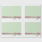 Papier Cadeau Couché avec une corne (Plat)