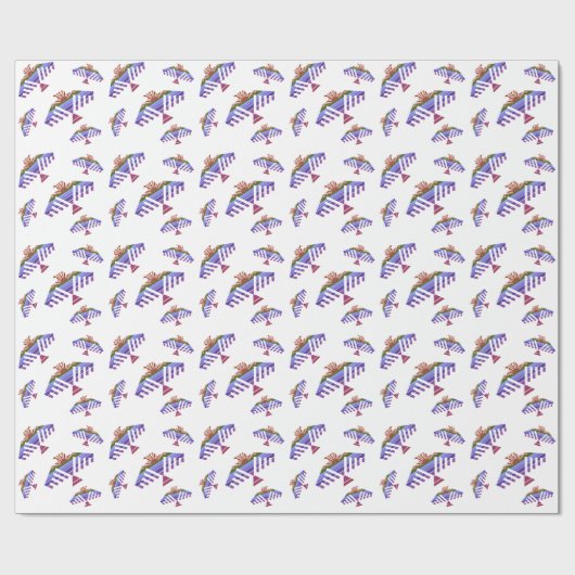 Papier Cadeau coucher de soleil (Plat)