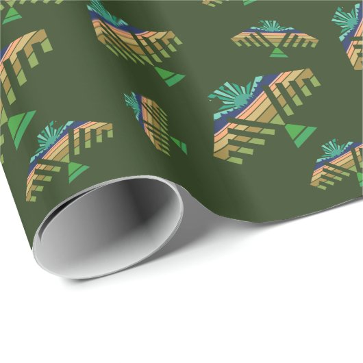 Papier Cadeau coucher de soleil (Coin rond)