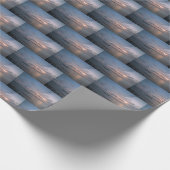 Papier Cadeau Coucher de soleil à la plage (Coin)