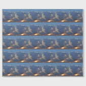 Papier Cadeau Coucher de soleil avec formation Teacup Cloud par  (Plat)