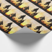 Papier Cadeau Coucher de soleil de soja (Coin)