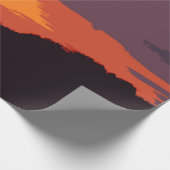 Papier Cadeau Coucher de soleil simplifié (Coin)